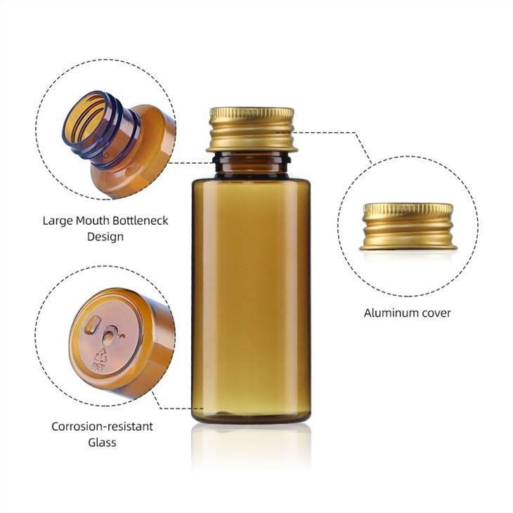 Plastic Bottle With Aluminum Cap