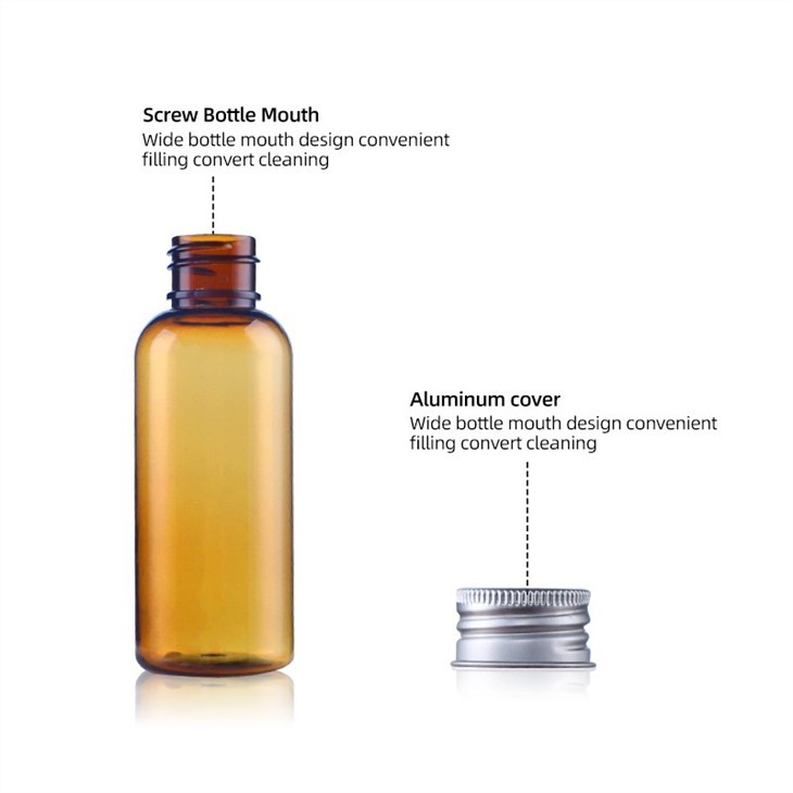 Plastic Bottle With Aluminum Cap