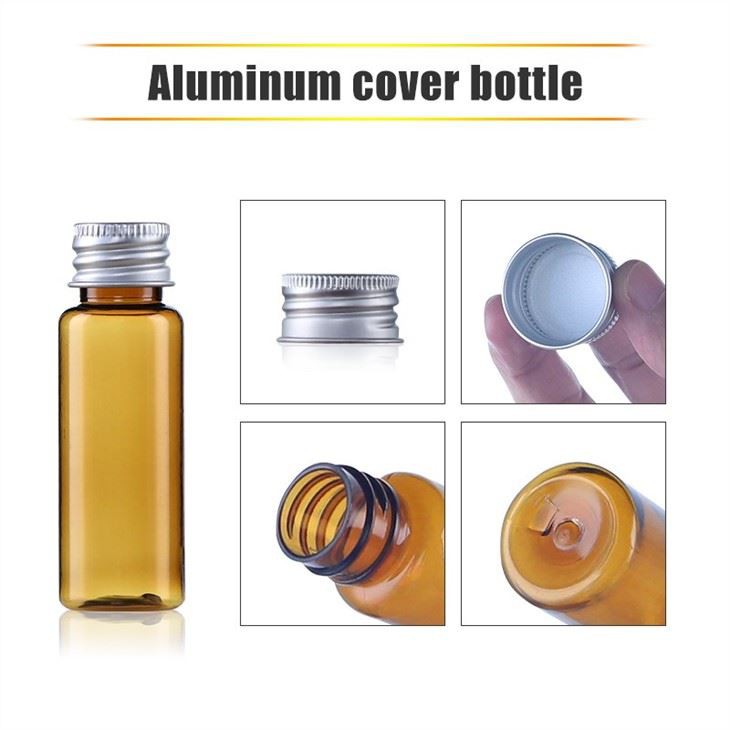 Plastic Bottle With Aluminum Cap