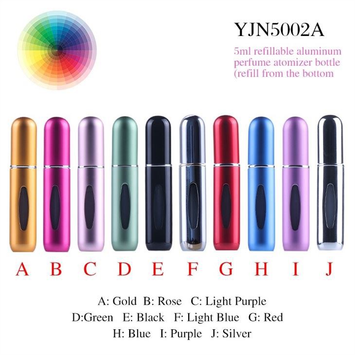 Aluminum Perfume Spray Bottle