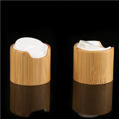 Bamboo Wooden Disc Top Cap