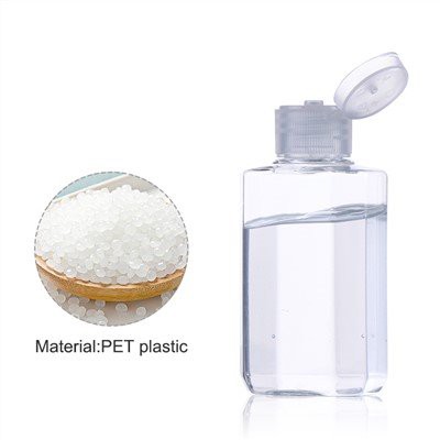 Clear Plastic Flip Top Cap Bottle