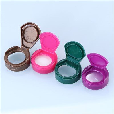 Clear Plastic Flip Top Cap