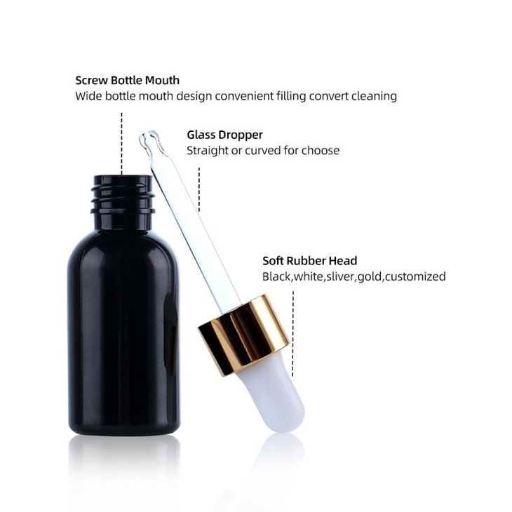 1 Oz Plastic Dropper Bottles