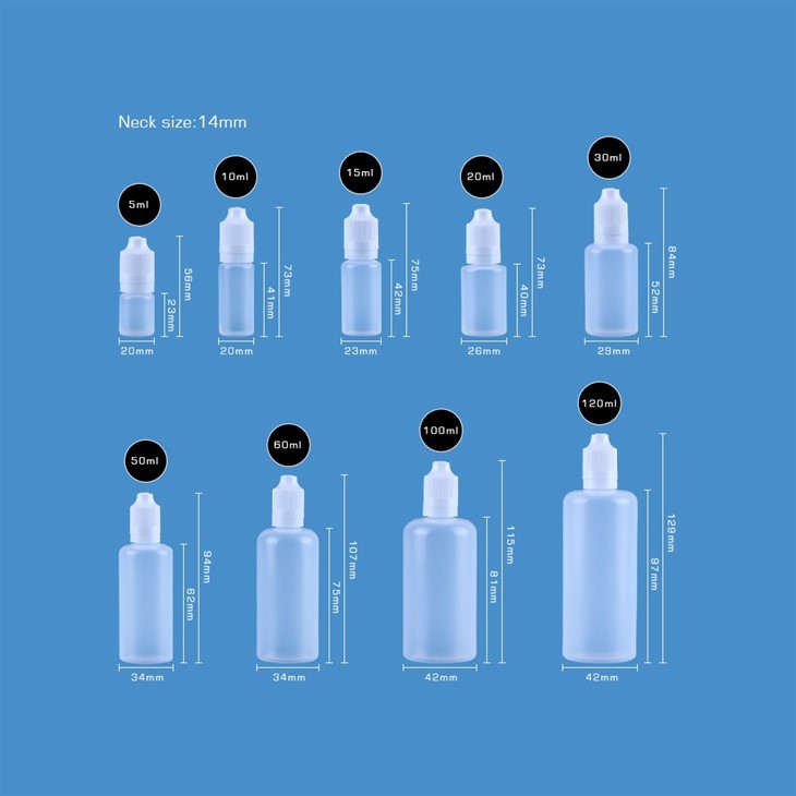 Plastic Squeeze Dropper Bottles