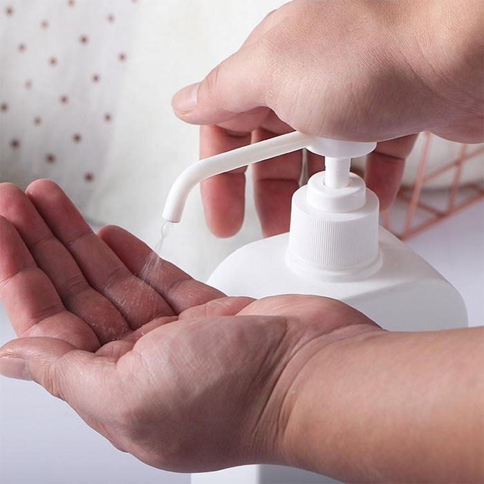 HDPE Square Hand Wash Bottle