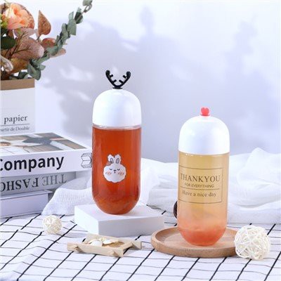 Mini Plastic Milk Tea Bottle