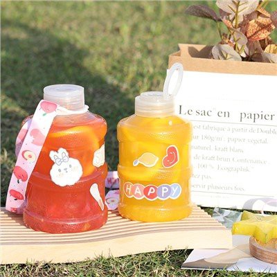 PET Plastic Milk Tea Bottle