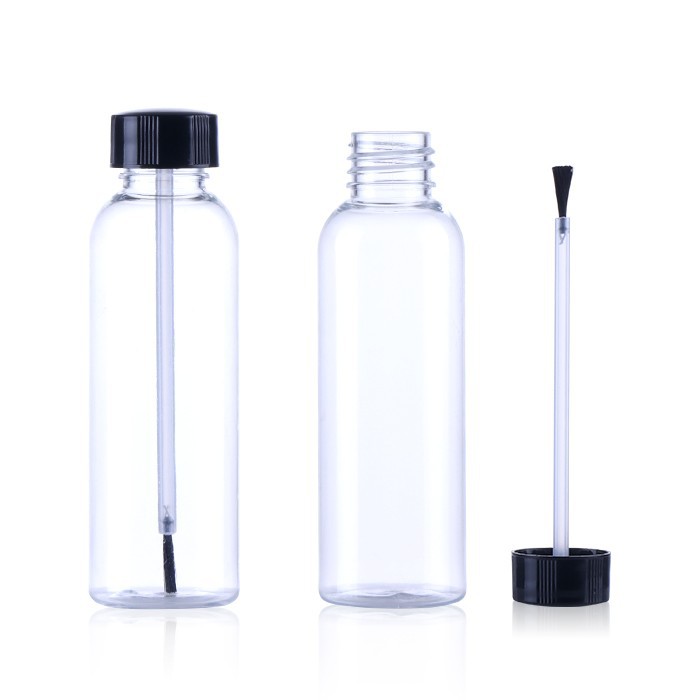 Plastic Bottles With Hairbrush Cap
