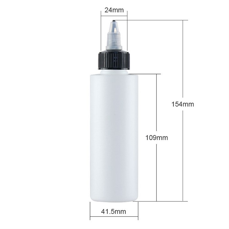 Plastic Hair Oil Bottles With Twist Top