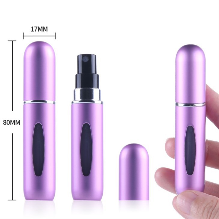 Refillable Aluminum Atomizer Perfume Spray Bottle