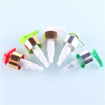 Silver Plastic Lotion Pump